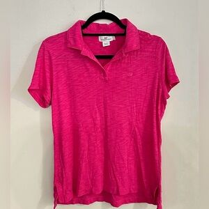 Vineyard Vines women’s pink polo shirt size small